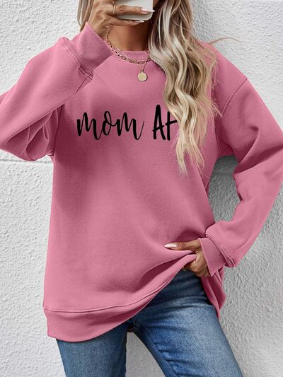 Letter Graphic Dropped Shoulder Sweatshirt